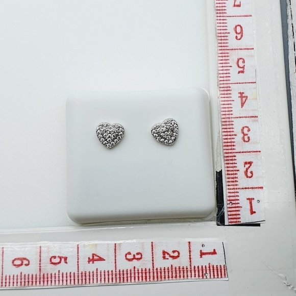- "925 Sterling Silver Plated CZ Earrings, INUS1BR171 - Picture 9 of 9